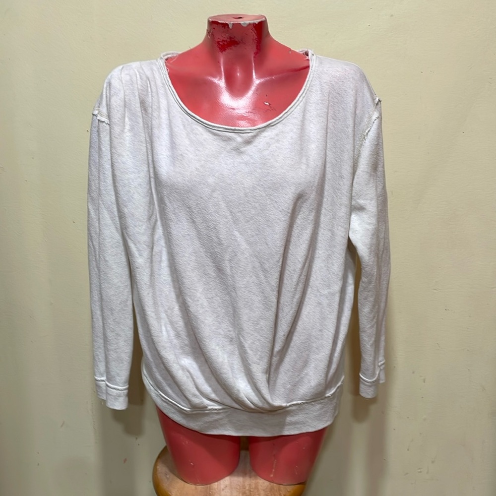 Free people long sleeve sweater top blouse